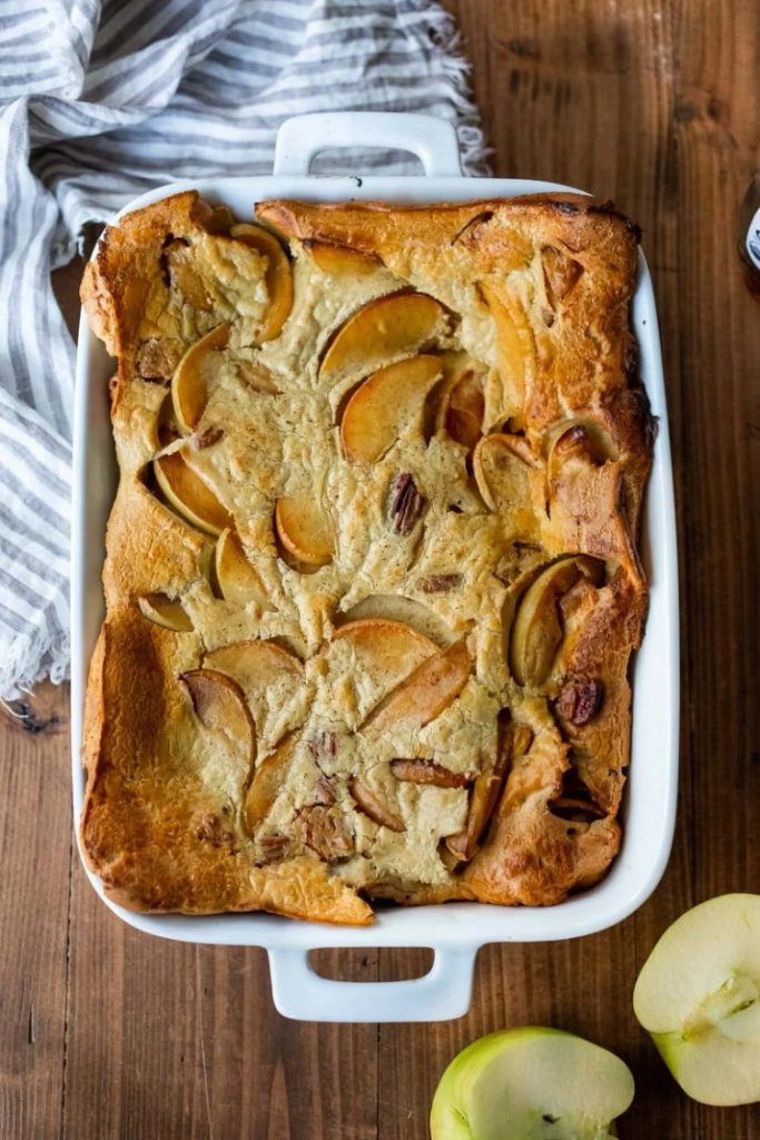 Baked Apple Pancake Pannekoeken