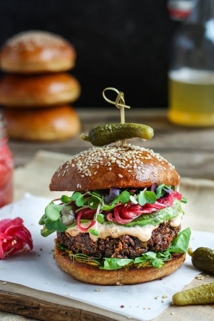 Chickpea Quinoa Veggie Burgers