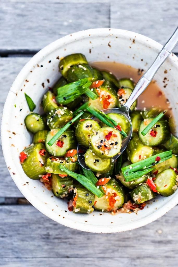 Cucumber Kimchi Pickles