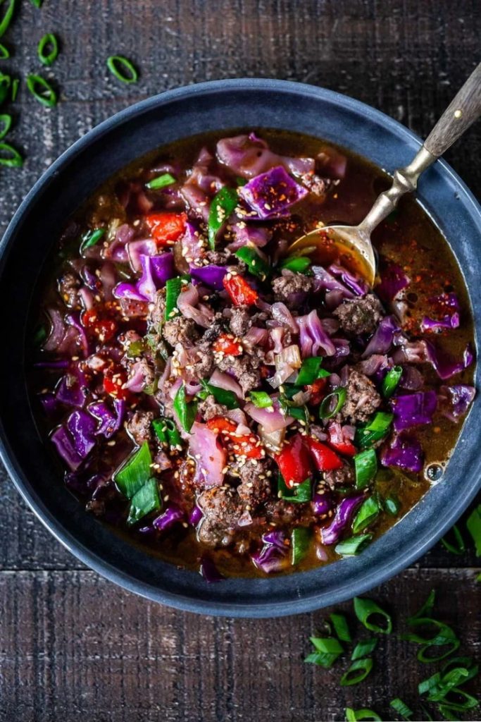 Hot and Sour Cabbage Soup