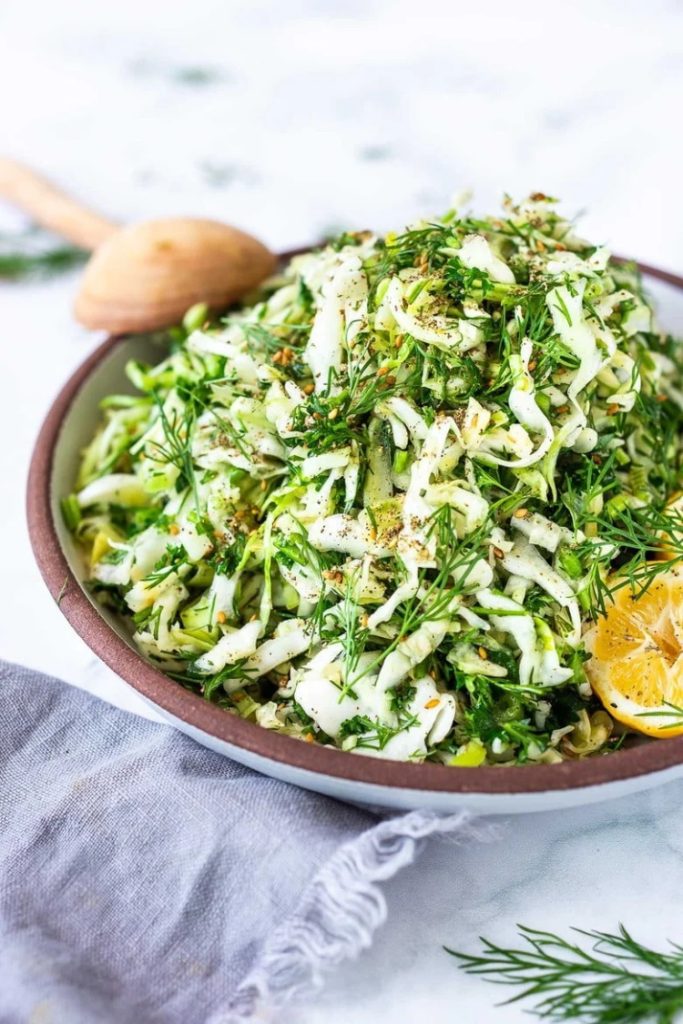 Lebanese Slaw Salatet Malfouf