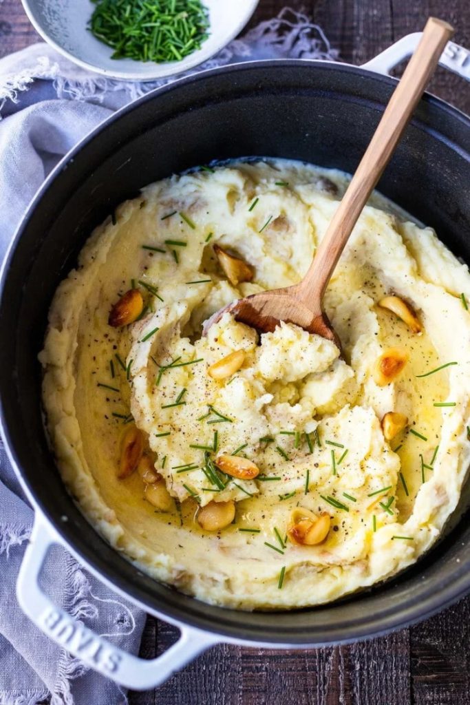 Roasted Garlic Mashed Potatoes